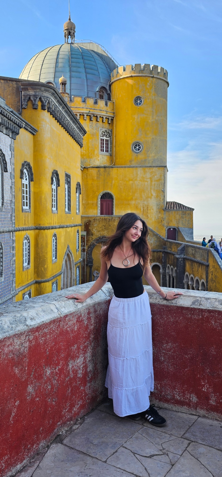 Pena Palace towers above the Sintra hills